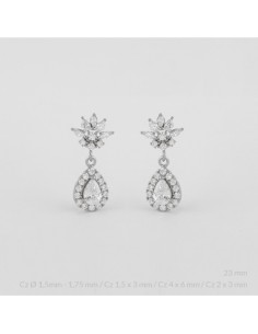 Pendientes de Plata de Ley