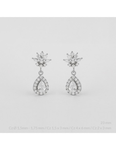 Pendientes de Plata de Ley