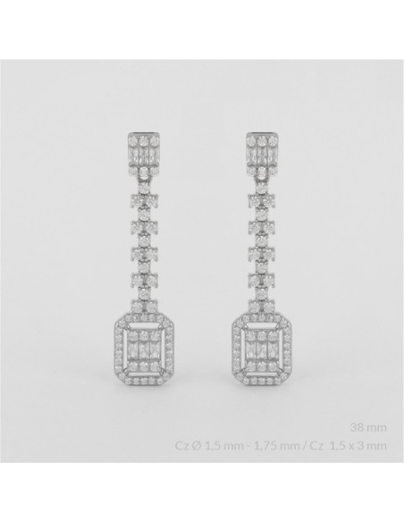 Pendientes de Plata de Ley