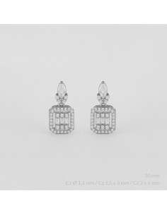 Pendientes de Plata de Ley