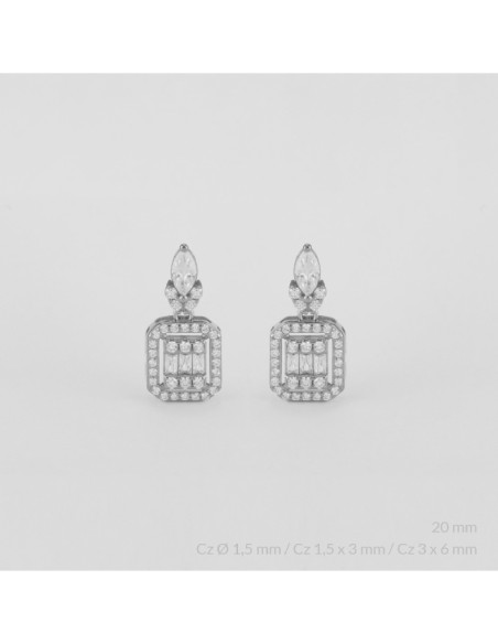 Pendientes de Plata de Ley