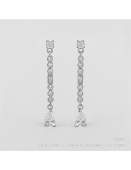 Pendientes de Plata de Ley