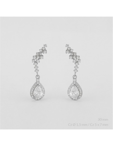 Pendientes de Plata de Ley