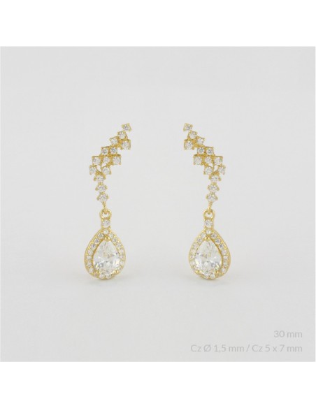 Pendientes de Plata de Ley