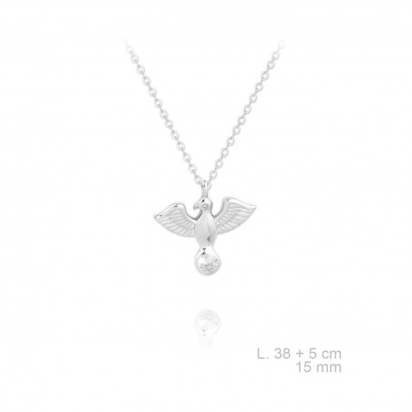 Gargantilla de Plata de Ley y circonitas