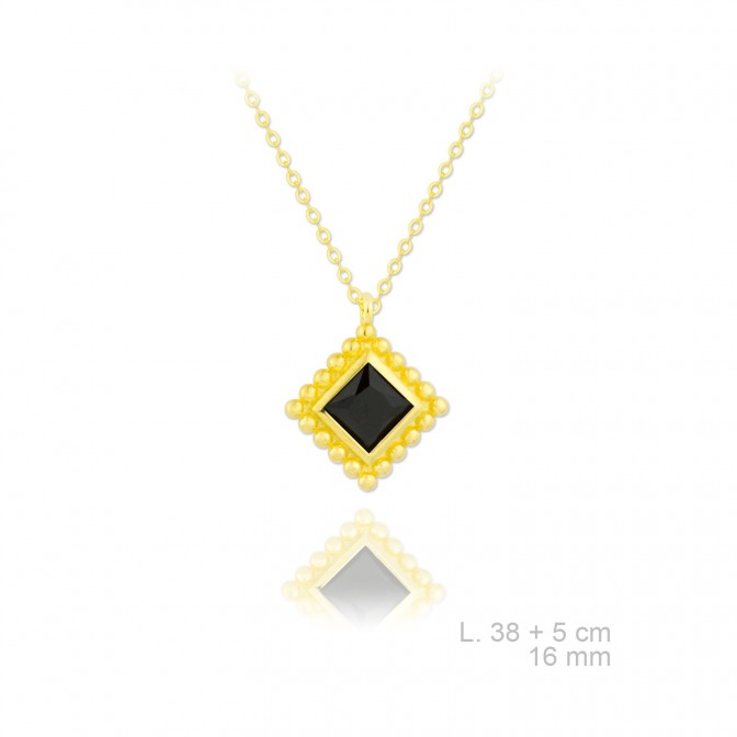 Gargantilla de Plata de Ley y circonitas