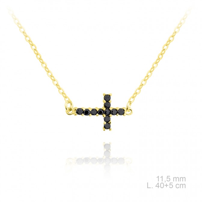 Gargantilla de Plata de Ley y circonitas