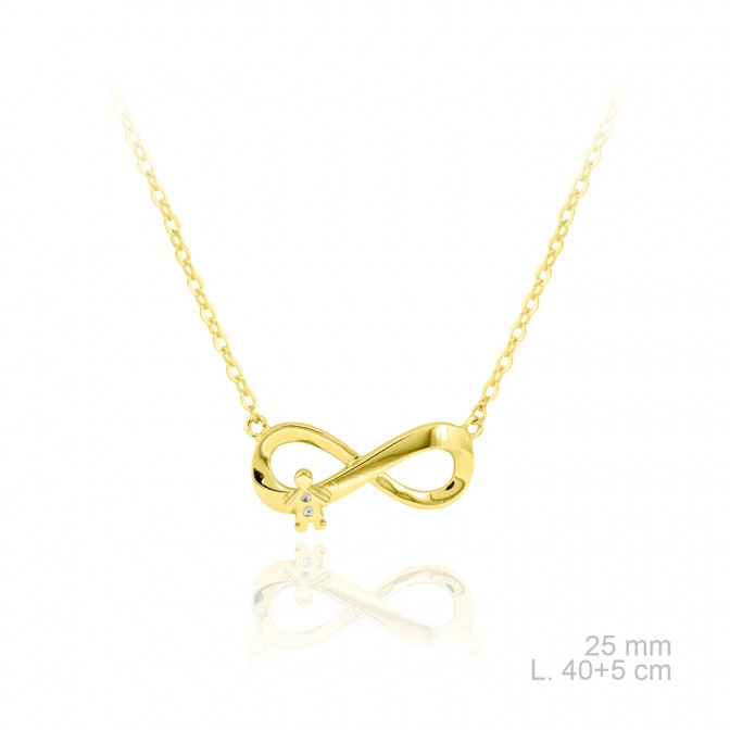 Gargantilla de Plata de Ley y circonitas